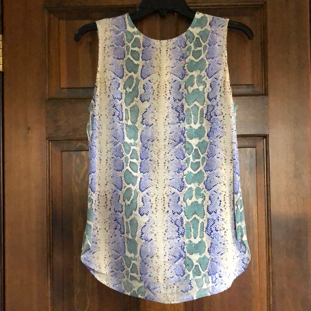 Equipment silk tank top XS